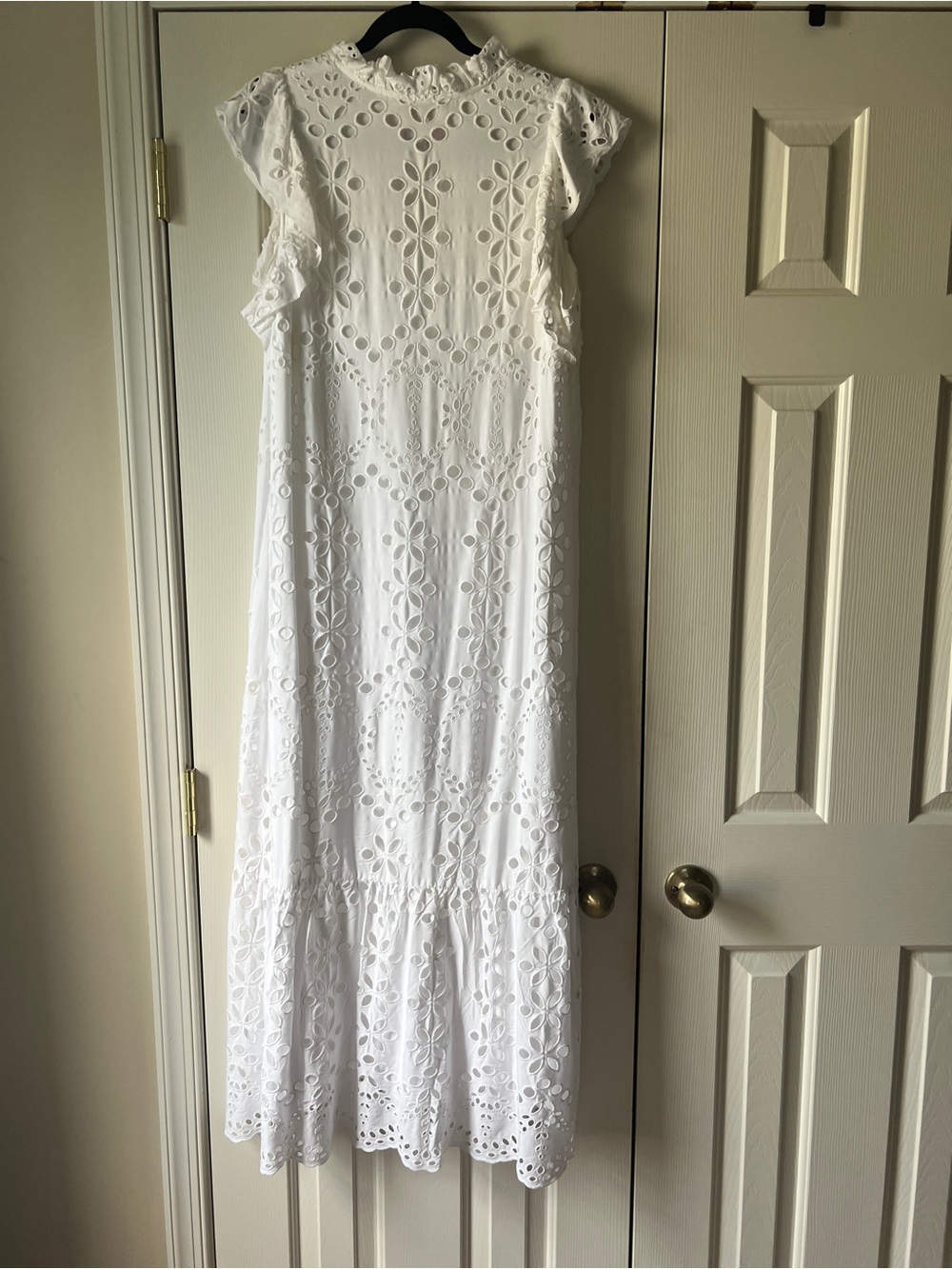 Lilly Pulitzer White Eyelet Sleeveless Maxi Dress - Picture 3 of 3